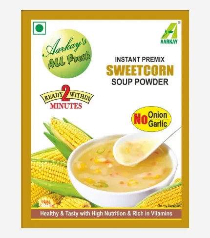 Natural Instant Sweet Corn Soup Premix Powder(No Onion & Garlic)