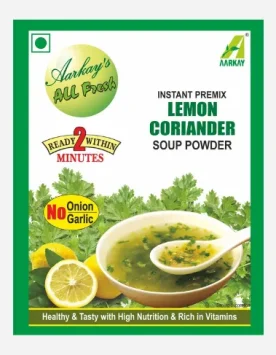 Instant Lemon Coriander Soup Powder(No Onion & Garlic)