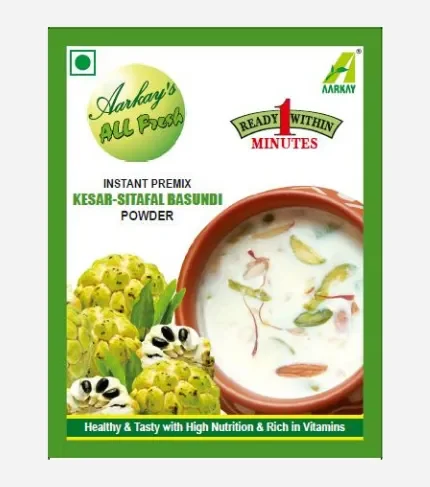 Natural Instant Kesar Sitafal Basundi Premix Powder