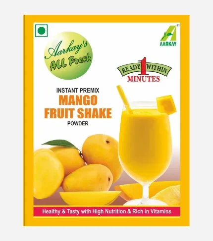 Natural Instant Mango Fruit Shake Premix Powder