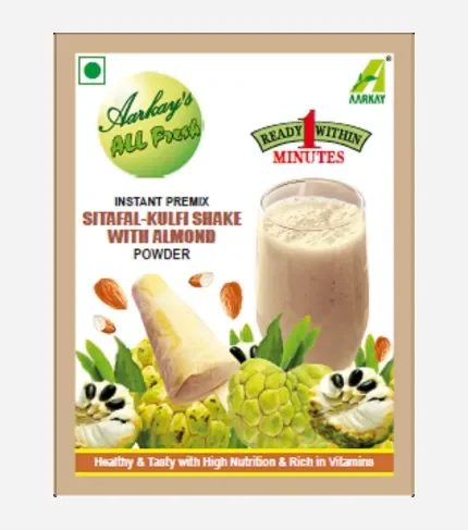 Natural Instant Custard Apple (Sitafal) Kulfi Milk Shake Premix Powder