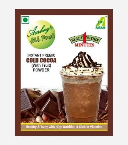 Natural Instant Cold Cocoa Milk Shake Premix Powder