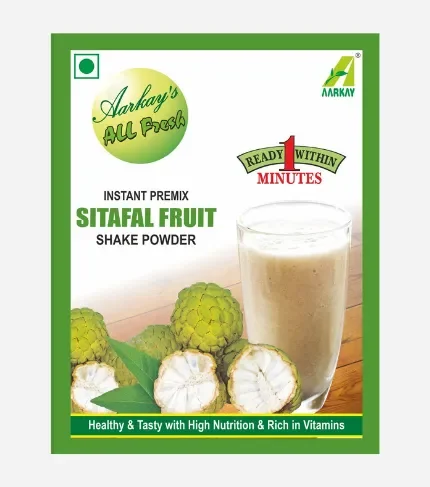 Natural Instant Custard Apple (Sitafal) Milkshake Premix Powder