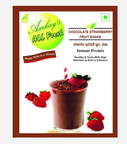 Natural Instant Chocolate Strawberry Fruit shake Premix Powder