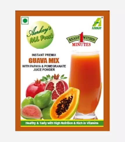 Natural Instant Guava Pomegranate Premix Powder