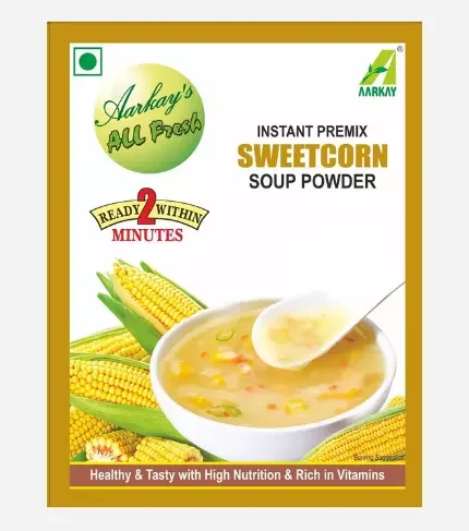 Natural Instant Sweet Corn Soup Premix Powder